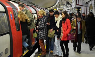 photo of people at the subway in london