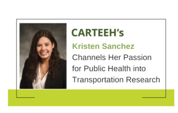 photo of Kristen Sanchez, links to story about how she came to work for CARTEEH.