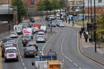 Image: Sheaf Street in Sheffield city centre