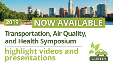 Image linking to presentations from the 2019 Transportation, Air Quality, and Health Symposium