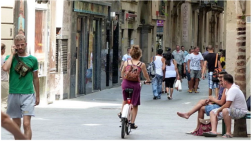 Image of Barcelona Spain street life