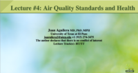 Air Quality Standards and Health