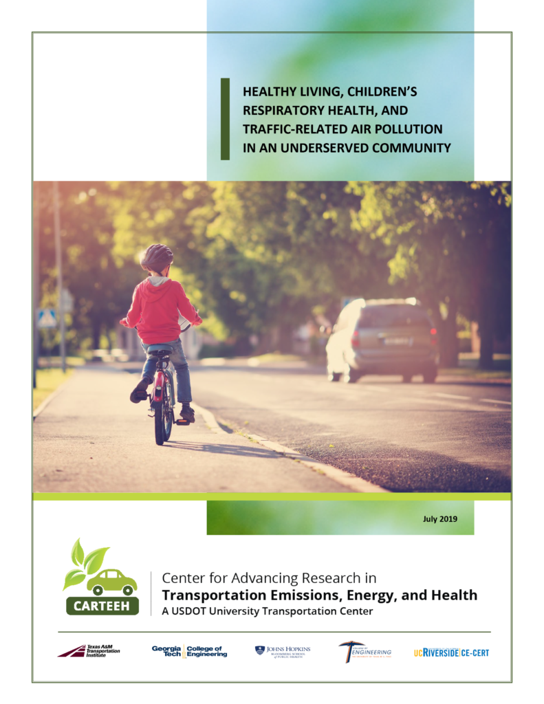 Healthy Living Childrens Respiratory Health and Traffic-Related Air Pollution in an Underserved Community