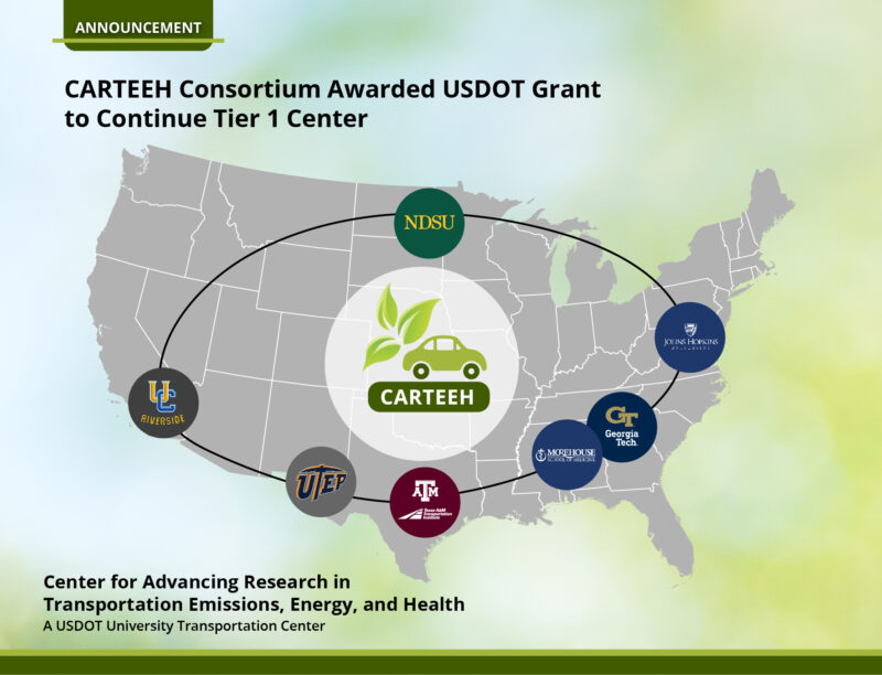 CARTEEH Awarded USDOT Grant to Continue Tier 1 Center